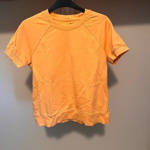 Athleta Vibrant Orange Crew Neck Tee
